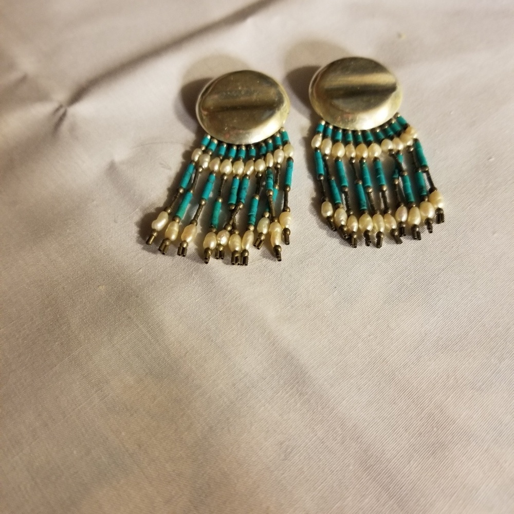 Jewelry  silver conchos 2.5" long